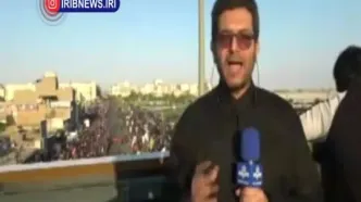 حضور مردم در مسیر تشییع رهبر انقلاب در نجف