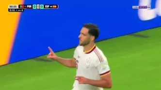 گل اول اسپانیا به پرتغال+ ویدئو