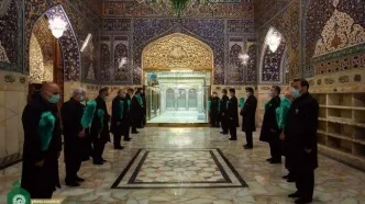 عکسی از محل خاکسپاری رهبر شهید