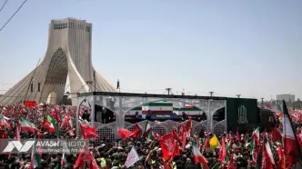 مراسم تشییع پیکر مطهر رهبر شهید انقلاب در تهران - ۳