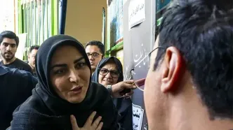 نگاهی به حضور هنرمندان در مراسم ختم مادر عمو پورنگ / از لیلا بلوکات و سارا منجزی پور تا المیرا شریفی مقدم و مه لقا باقری