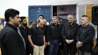 حضور اسلامی در جمع خادمان موکب سازمان انرژی اتمی