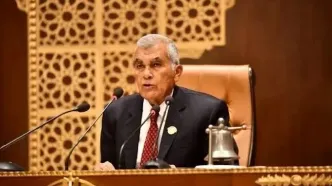 رئیس مجلس سنای مصر به منظور شرکت در مراسم تشییع پیکر رهبر شهید وارد تهران شد