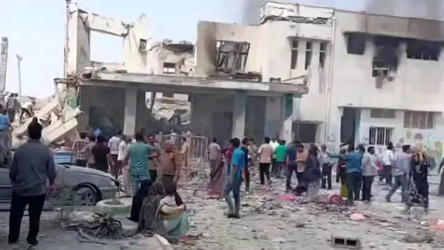 ویدئوی تازه از لحظه حمله آمریکا به دبستان میناب