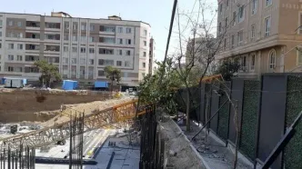 سقوط جرثقیل از یک ساختمان حادثه آفرید+ جزئیات