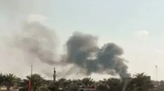 حمله موشکی آمریکا به اطراف شهر آبادان