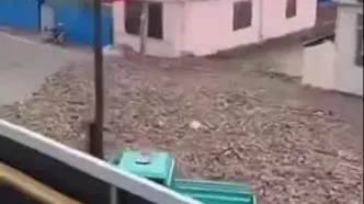 لحظه هجوم سیلاب در جیلین چین