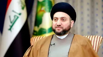 وداع سید عمار حکیم با رهبر شهید در نجف اشرف/عکس