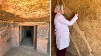 کشف سه مقبره باستانی با کتیبه‌های با ارزش در گورستان تاریخی سقاره