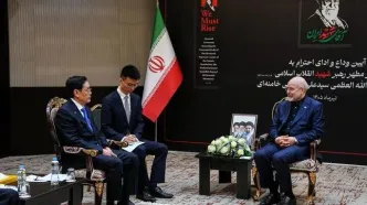 قالیباف: ارتقای روابط راهبردی ایران و چین ضروری است/اجازه دخالت آمریکا در تنگه هرمز را نمی‌دهیم