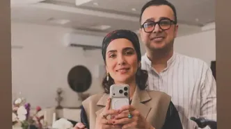دو سال عشق بی‌پایان؛ قاب عاشقانه مونا و سپند در سالگرد ازدواجشان + عکس عروسی!