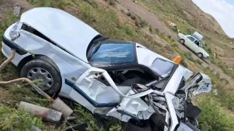 واژگونی مرگبار پژو پارس در جاده دهلران؛ ۴ نفر جان باختند