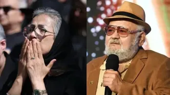 فیلم حضور چهره‌ های مطرح سینما، هنر و ورزش در مراسم ختم زنده‌ یاد اکبر عبدی
