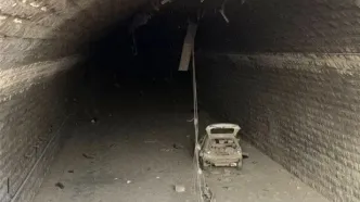 تونل شهید میرزایی در محور بندرعباس ـ حاجی‌آباد مسدود شد