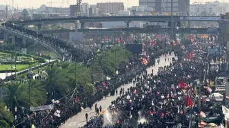 حماسه بی‌نظیر در تشییع رهبر شهید/ ۲.۵ میلیون نفر در نجف و ۷ میلیون نفر در کربلا