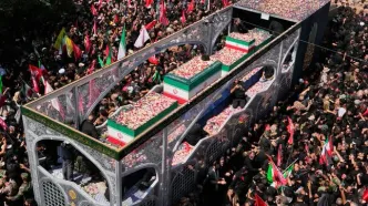 تصاویر آماده‌سازی فرودگاه نجف برای استقبال از پیکر رهبر شهید
