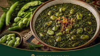 طرز تهیه باقالی قاتق گیلانی؛ راز پخت غذای اصیل شمال با شوید و سیر
