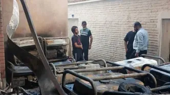آتش‌سوزی گسترده در خیابان سعدی تهران