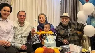 همخوانی دردناک همسر و دختر اکبر عبدی با محمد اصفهانی/ ویدئو