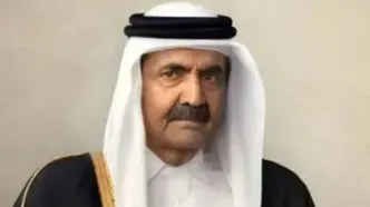 پیکر امیر سابق قطر به خاک سپرده شد +فیلم
