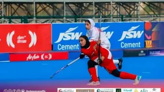 پیروزی دختران هاکی ایران در قهرمانی آسیا