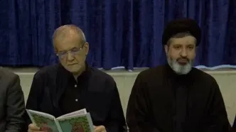 حضور رئیس‌جمهور در مراسم بزرگداشت رهبر شهید انقلاب