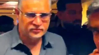 ویدیو؛ علی دایی و ستاره‌های فوتبال و سینما در مراسم ختم اکبر عبدی