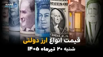 قیمت ارز دولتی امروز شنبه ۲۰ تیر ۱۴۰۵ + جدول کامل نرخ ارز دولتی
