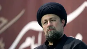 سفر سید حسن خمینی به مشهد برای شرکت در مراسم تشییع و تدفین رهبر شهید