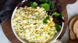 طرز تهیه سالاد تخم مرغ، خوشمزه و سرشار از پروتئین