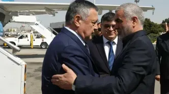 ورود رئیس مجلس ازبکستان به تهران