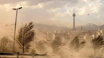 افزایش وزش باد و گردوخاک در تهران طی ۵ روز آینده