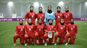 پیروزی دختران فوتبالیست ایرانی برابر قرقیزستان