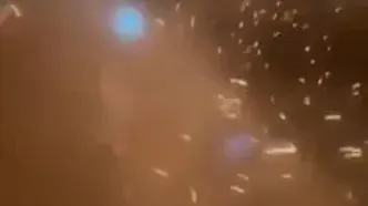 لحظه حمله ایران به پایگاه آمریکا/فیلم