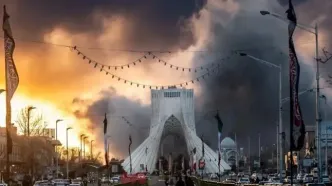 فیلم بازسازی صحنه سیل و فوران کوه دماوند و نابودی تهران از شمال تا میدان آزادی / برج میلاد ویران می شود