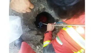 نجات معجزه‌آسای کودک ۲ ساله از چاه ۸.۵ متری بهشهر با کمک نوجوان 12 ساله