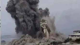 لحظه حمله آمریکا به برج مراقبت چابهار