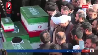 بغض آیت‌الله جوادی آملی هنگام اقامه نماز بر پیکر رهبر انقلاب
