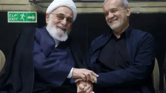 تصاویر؛ پزشکیان و ناطق نوری در مراسم ختم پدر ذوالقدر