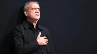 حضور رئیس‌جمهور در مراسم روضه خانگی شهید علی لاریجانی