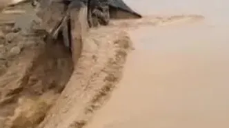 نجات ساکنان گرفتار در سیلاب چین با پهپاد