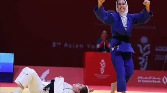 تاریخ‌سازی دختر جودوکار ایران در آسیا