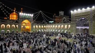سه شب عزاداری در حرم رضوی برای رهبر شهید