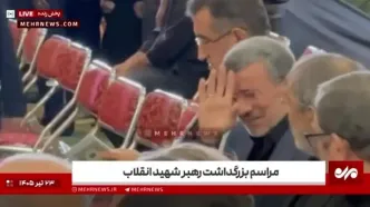 احمدی نژاد در مراسم بزرگداشت رهبر شهید انقلاب