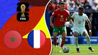 خلاصه بازی فرانسه 2 - مراکش 0 + ویدئو