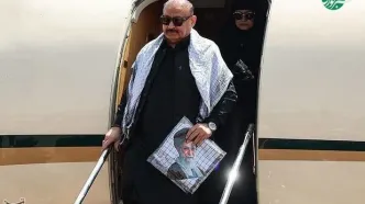 تصویر متفاوت ورود یکی از نمایندگان پاکستان