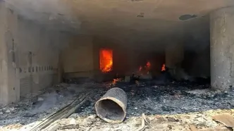 7 مصدوم تنفسی در آتش‌سوزی هتل استقلال تهران