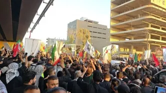پایان تشییع باشکوه پیکر مطهر رهبر شهید انقلاب اسلامی در نجف اشرف