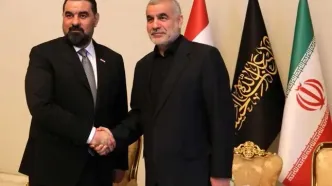 ورود رئیس مجلس عراق به تهران