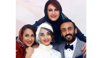 قاب خانوادگی فاطمه گودرزی در کنار عروس و نوه‌هایش؛ تصویری صمیمی از یک مادرشوهر مهربان!
